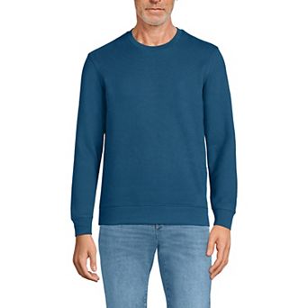 Men's Lands' End Long Sleeve Serious Sweats Crew Sweatshirt