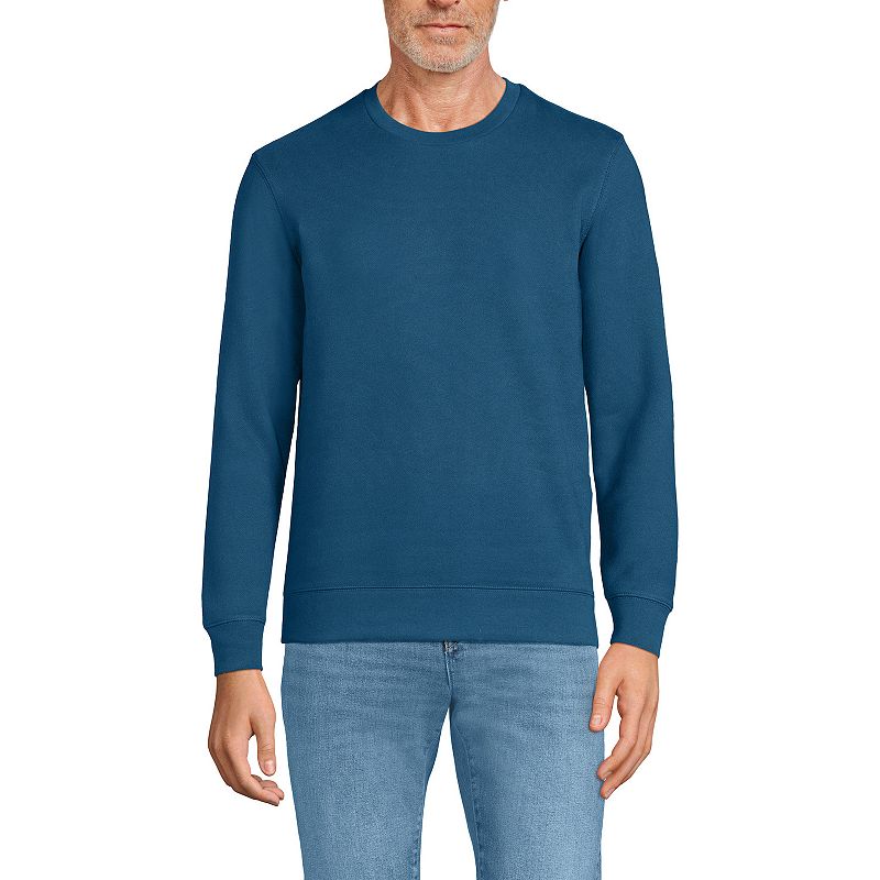 Men's Lands' End Long Sleeve Serious Sweats Crew Sweatshirt, 