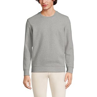 Men's Lands' End Long Sleeve Serious Sweats Crew Sweatshirt