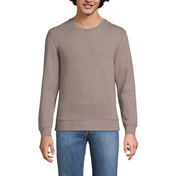 Men's Lands' End Long Sleeve Serious Sweats Crew Sweatshirt