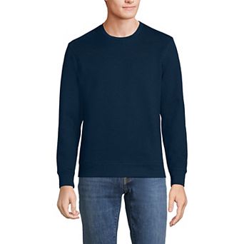 Men's Lands' End Long Sleeve Serious Sweats Crew Sweatshirt