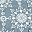 Daisy Medallion Blue