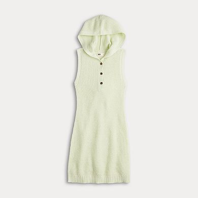 Juniors' SO® Crocheted Hoodie Dress