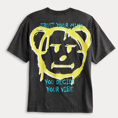 Mens SmileyWorld Bear Trust Your Mind Short Sleeve Tee