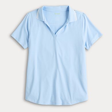 Women's Tek Gear® Sport Gear Polo Tee with Piping
