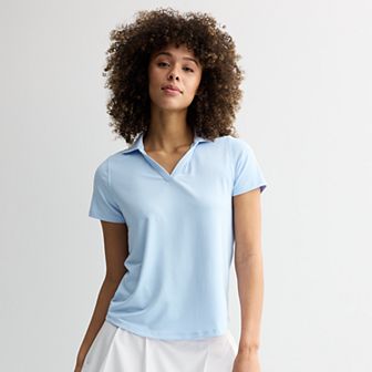 Women's Tek Gear® Sport Gear Polo Tee with Piping