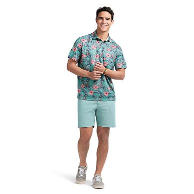 Men's IZOD 7-in. Flat Front Chambray Shorts