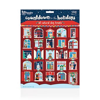 Spunky Pup 25 Dog Treat Holiday Advent Calendar