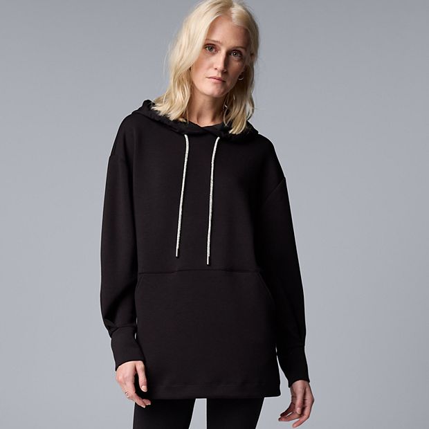 トップス VERA kumamivibes hoodie 2023 Women's Simply Vera Vera Wang Hooded Tunic