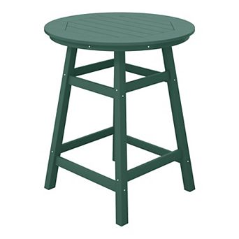 Westintrends 35" Round Hdpe Outdoor/patio Counter Table