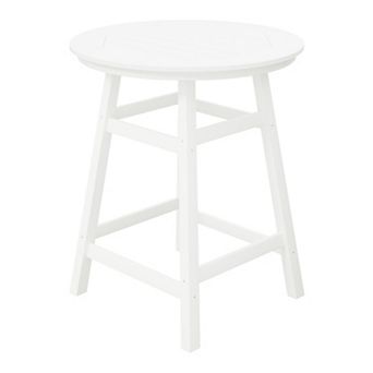 Westintrends 35" Round Hdpe Outdoor/patio Counter Table