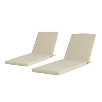 Westintrends Outdoor/patio Chaise Lounge Cushion (set Of 2), 70" X 21.5"