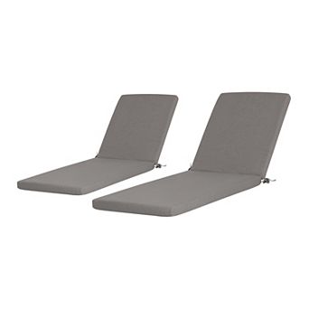 Westintrends Outdoor/patio Chaise Lounge Cushion (set Of 2), 70" X 21.5"