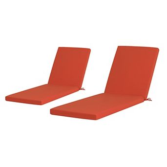 Westintrends Outdoor/patio Chaise Lounge Cushion (set Of 2), 74" X 22.5"