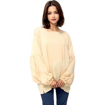 Women's Casual Comfy Long Sleeve Blouse