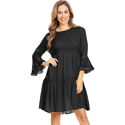 boho lace dress black Oscar de La Renta Bubble Trim Women Cardigan main image 1