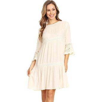 Women's Bohemian Light Weight Lace Dress