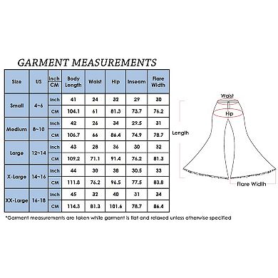 Women's Bell Bottom High Waist Denim Jeans