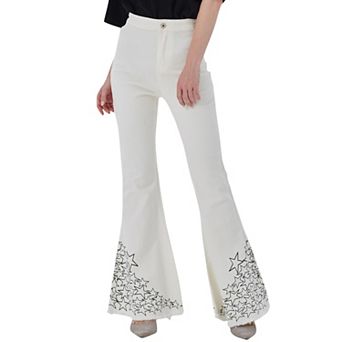 Women's Bell Bottom High Waist Denim Jeans