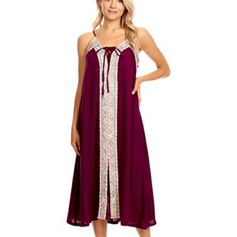 Women's Casual Caftan Boho Long Maxi Swimsuit Cover