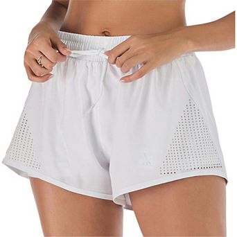 Women's Double Layer Running Shorts With Ventilation Cutouts