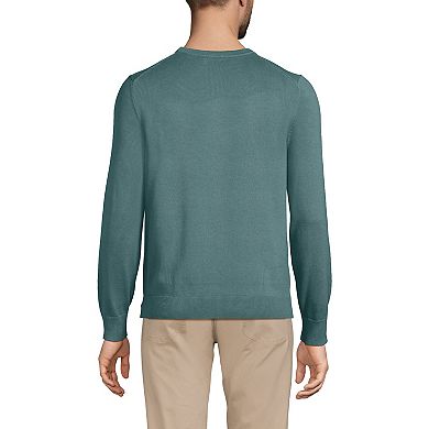 Men's Lands' End Fine Gauge Crewneck Sweater