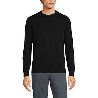 Men's Lands' End Fine Gauge Crewneck Sweater