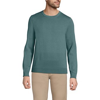 Men's Lands' End Fine Gauge Crewneck Sweater