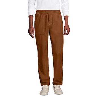 Men's Lands' End Textured Twill Hemmed Work Pants