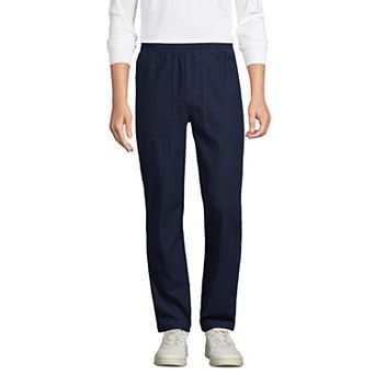 Men's Lands' End Textured Twill Hemmed Work Pants