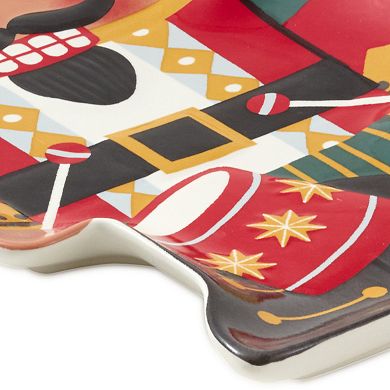 Hallmark Nutcracker-Shaped Ceramic Serving Platter