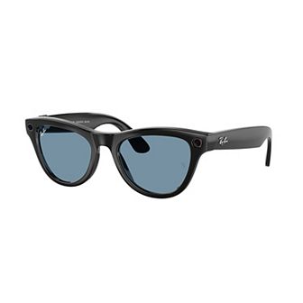 Women's Ray-Ban Meta Skyler AI Glasses 0RW4010 52mm Polarized Sunglasses