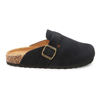 Yoki GILA-102 Women's Faux Suede Slip On Clogs