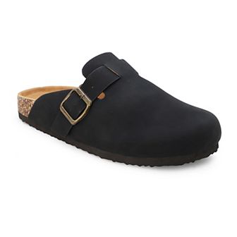 Yoki GILA-102 Women's Faux Suede Slip On Clogs