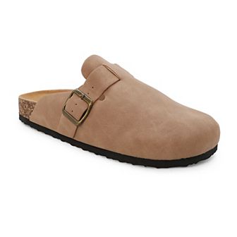 Yoki GILA-102 Women's Faux Suede Slip On Clogs