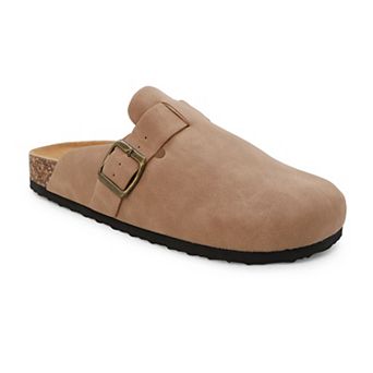 Yoki GILA-102 Women's Faux Suede Slip On Clogs