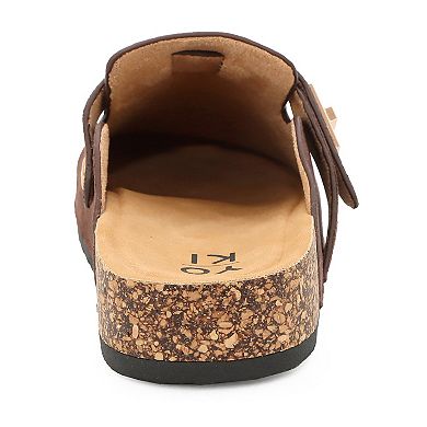 Yoki Gila-103 Women's Faux Suede Slip On Clog