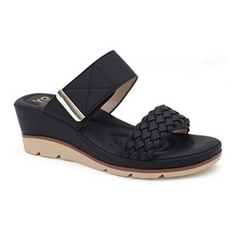 Yoki Sicily-03 Women's Low Wedge Open-Toe Sandals