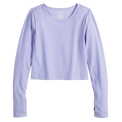 Girls 7-20 Tek Gear® Long Sleeve Ribbed Tee