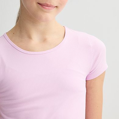 Girls 7-20 Tek Gear® Short Sleeve Ribbed Tee