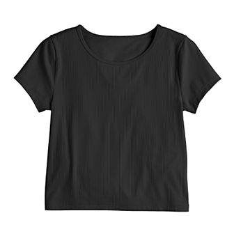 Girls 7-20 Tek Gear® Short Sleeve Ribbed Tee