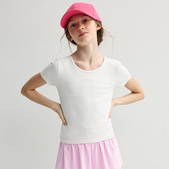 Girls 7-20 Tek Gear® Short Sleeve Ribbed Tee