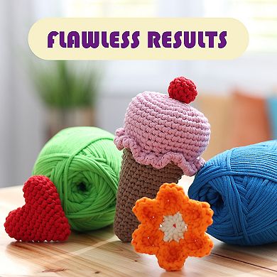 Hearth & Harbor Crochet Backpack Kit with Cotton Yarn