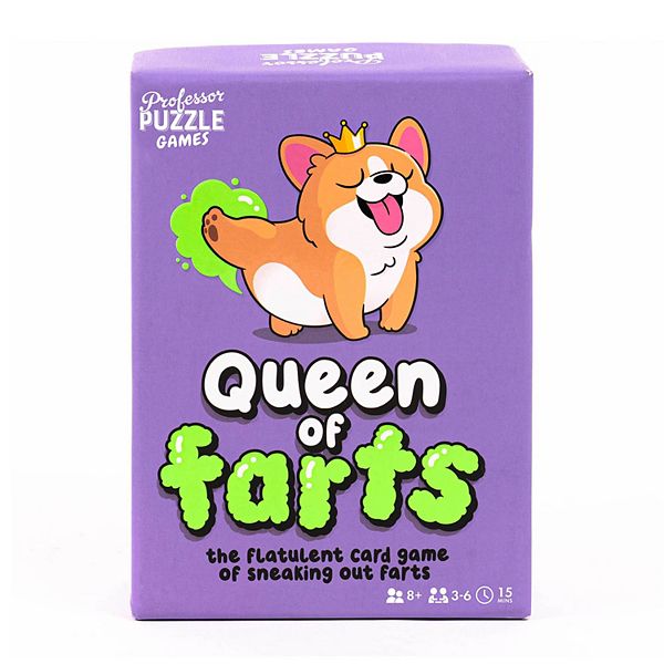Professor puzzle usa queen of farts card game
