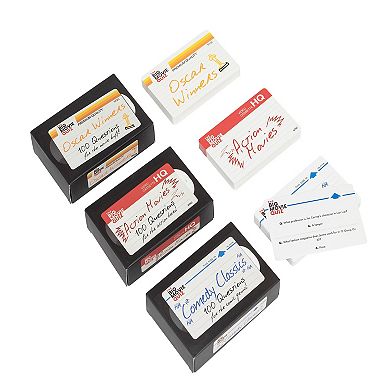 Professor Puzzle USA Big Movie Quiz Trivia Card Game Set