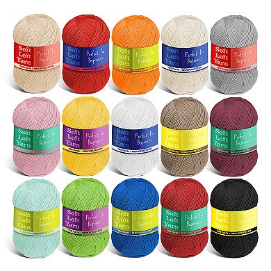 Hearth & Harbor Crochet Backpack Kit with Polyester Yarn