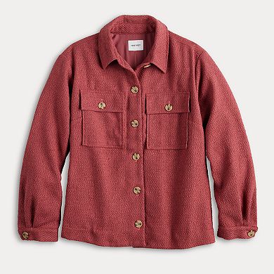 Women's Nine West Button-Front Shacket