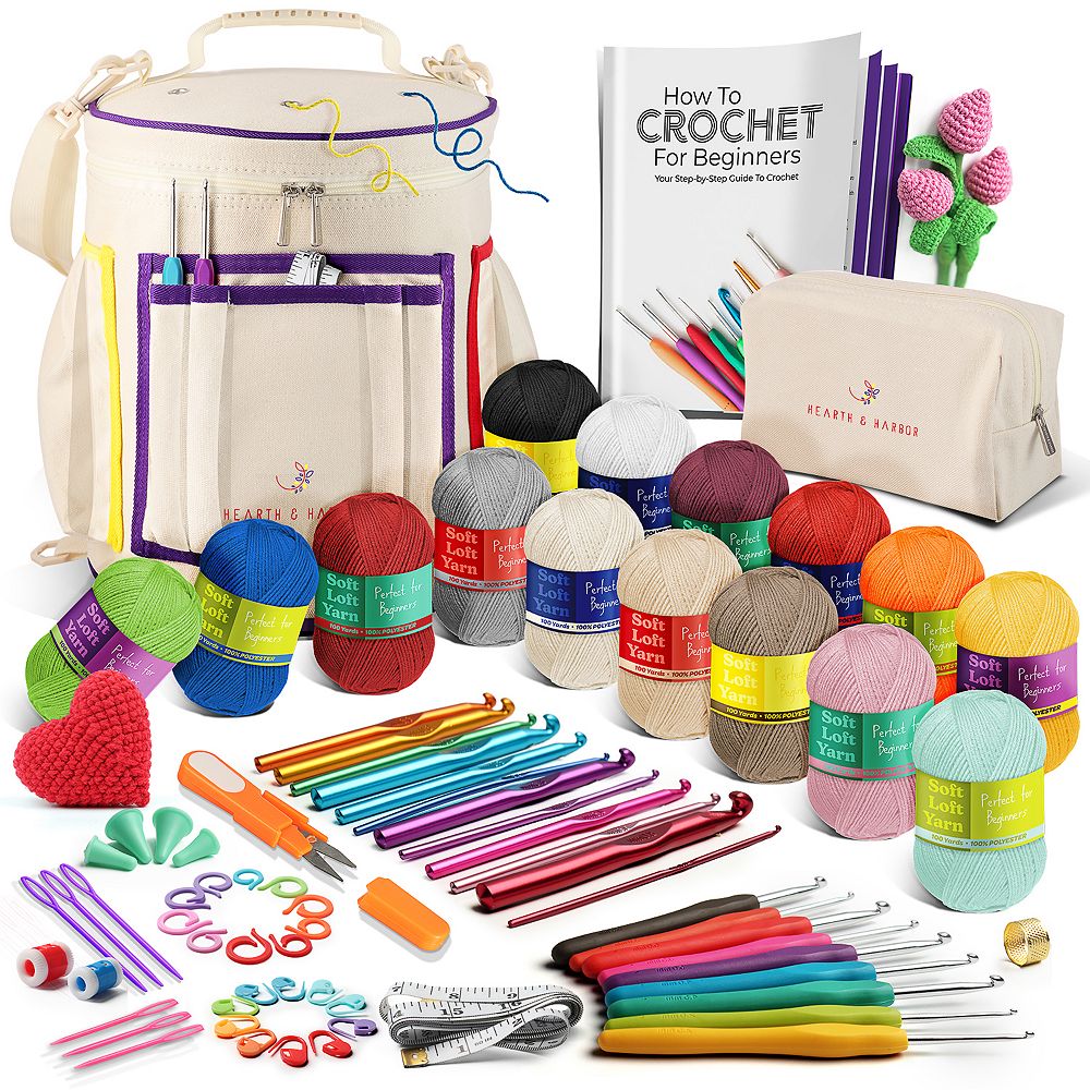 Hearth & Harbor Crochet Kit For Beginners Adults And Kids