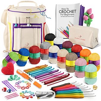 Hearth & Harbor Crochet Kit For Beginners Adults And Kids