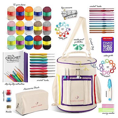 Hearth & Harbor Crochet Kit For Beginners Adults And Kids